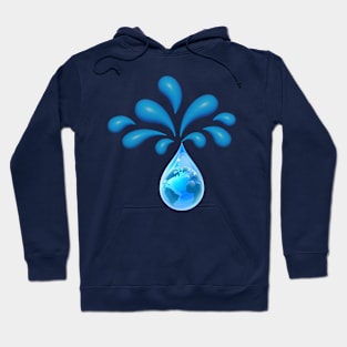 Water Droplets Hoodie